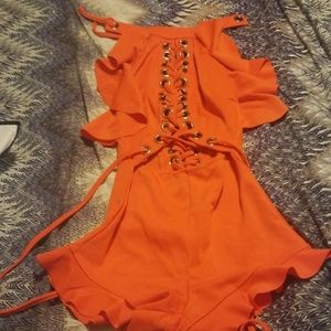 Tangerine romper